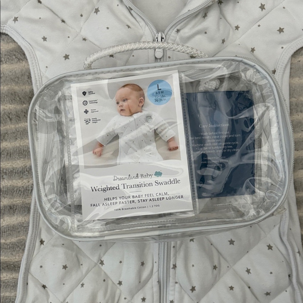 Dreamland baby weighted transition swaddle - Picture 4 of 5